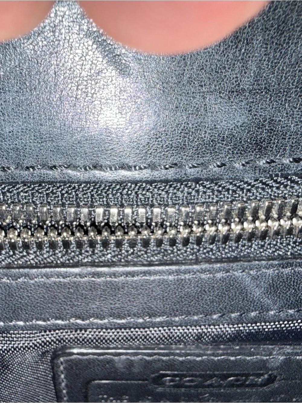 Gray coach  Leather Men’s Briefcase Bag